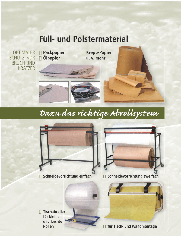 Füll- und Polstermaterial